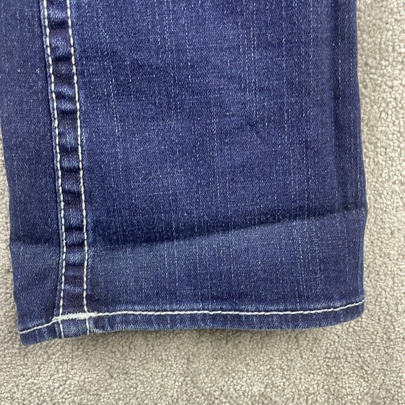 VTG True Religion Becky Low Rise Bootcut Jeans Women's Sz 27 Dark Wash Denim Y2K - Picture 8 of 16
